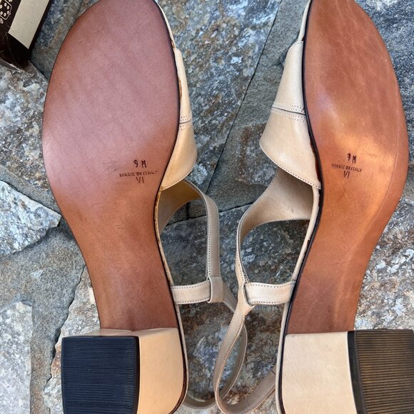 60's NWT Medici Leather Heels - Sandals - Made in Italy - Size 9 - Picture 8 of 10
